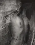 Erwin Blumenfeld, Nude Under Wet Silk, Paris