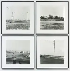 Vacant Lots by Ed Ruscha, 1970, Four gelatin silver prints, printed 2003, offered May 2013