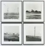 Ed Ruscha, Vacant Lots, 1970, Four gelatin silver prints, printed 2003