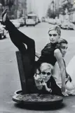 Burt Glinn, Andy Warhol with Edie Sedgwick and Chuck Wein, New York, 1965, Gelatin silver print, printed later