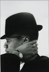 Malcolm X, Chicago by Eve Arnold, 1961, Gelatin silver print, printed later, sold May 2013