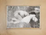 Untitled by Miroslav Tichý, 1950-1980, Gelatin silver print, in the artist's card frame, sold May 2013