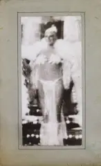 Miroslav Tichý, Untitled, 1950-1980, Gelatin silver print, in the artist's card frame