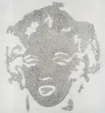 Reversal Grey Marilyn from Pictures of Diamond Dust by Vik Muniz, 2003, Dye destruction print, offered May 2013