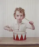 Loretta Lux, The Drummer, 2004, Dye destruction print