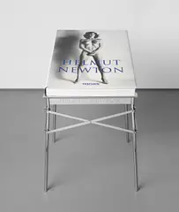 Sumo by Helmut Newton, Monte Carlo: Taschen, 1999. Oversized photography book with original metal stand designed by Philippe Starck, sold May 2013