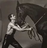 Michel Comte, Jeremy Irons with horse (Interview) London