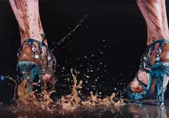 Shit Kicker by Marilyn Minter, 2006, Chromogenic print, flush-mounted, sold Nov 2013