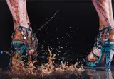 Shit Kicker by Marilyn Minter, 2006, Chromogenic print, flush-mounted, sold Nov 2013