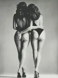 John Swannell, Fine Lines, 1977, Platinum print, printed later
