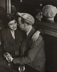 Christian Bérard, Couple at the Bal des Quatre Saisons, Rue de Lappe, circa 1932, Gelatin silver print, printed circa 1940