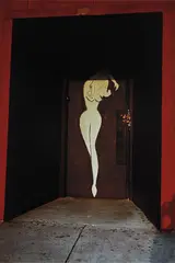 Untitled (Red Doorway) by William Eggleston, 1972, Dye transfer print, printed later, sold Nov 2013