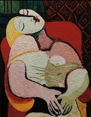 Vik Muniz, The Dream, after Picasso from Pictures of Pigment, 2007, Digital chromogenic print