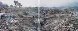 Feng Jie #3 and #4, Three Gorges Dam Project, Yangtze River, China by Edward Burtynsky, 2002, Chromogenic print diptych, offered Nov 2013