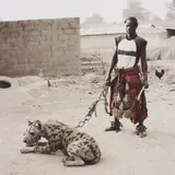 Mallam Mantari Lamal with Mainasara, Abuja, Nigeria from ‘Gadawan Kura’ – The Hyena Men by Pieter Hugo, 2005, Archival pigment print, sold Nov 2013