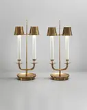Gino Sarfatti, Pair of rare and early table lamps