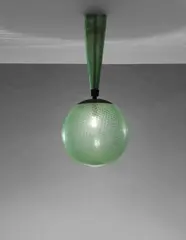 Ceiling light, model no. 5417 by Carlo Scarpa, 1931-1935, Filigrana glass, brass, sold Apr 2013