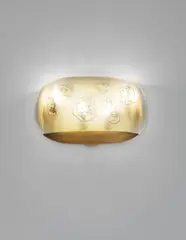 Wall light, model no. 2301 by Max Ingrand, 1950s, Frosted and partially chiselled glass, brass, sold Apr 2013