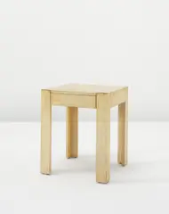 Table with drawer by Jean-Michel Frank, circa 1937, Parchment-covered wood, sold Apr 2013