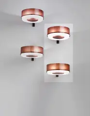 Pair of wall lights, commissioned for a private apartment, Italy by Studio B.B.P.R., circa 1960, Acrylic, brass, painted metal (2), sold Apr 2013