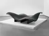 'Waves' sofa, model no. EJ 142 by Anne-Mette Jensen and Morten Ernst, designed 1994, Leather, painted fibreglass, sold Apr 2013