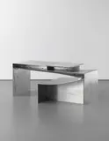 Philip Michael Wolfson, Prototype 'Longevity' desk, 2007, Aluminium, glass