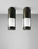 Studio B.B.P.R., Pair of large ceiling lights, designed for the cinema Mediolanum, Milan