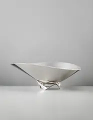 Serving dish, model no. 980B by Henning Koppel, designed 1948, executed 1960s, Precious metal, offered Apr 2013