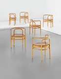 Poul Kjærholm, Set of six armchairs, model no. PK 15