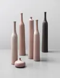 Group of six vases by Jacques Ruelland and Dani Ruelland, 1960s, Glazed earthenware, sold Apr 2013