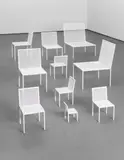 Oki Sato, Group of ten 'Mimicry Chairs', from the unique Red Room installation, commissioned by the London Design Festival