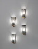 Gilbert Poillerat, Set of four wall lights