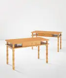 Pair of occasional tables by Léon Jallot and Maurice Jallot, circa 1940, Satinwood, sold Sep 2013
