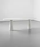 Table, from the 'Eros' series by Angelo Mangiarotti, circa 1971, Carrara marble, offered Sep 2013