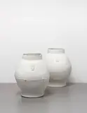 Hella Jongerius, Two large pots, 1997, Unglazed porcelain