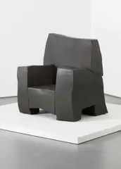 Maarten Baas, Large armchair, from the 'Sculpt' series, 2007, Leather