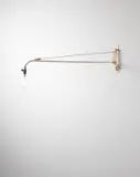 Jean Prouvé, 'Potence' pivoting wall light, circa 1947, Painted metal, painted tubular metal, steel wire