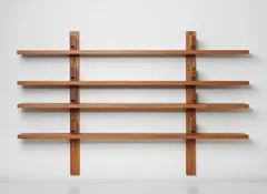 Pierre Chapo, Bibliothèque, model no. B17, circa 1970, Elm