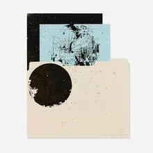 Sarah Sze, The Conversation (As Remembered), 2013, mixed media paper collage, manila folder