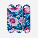 Kenny Scharf, Micro Stellar (triptych)
