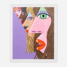 Brian Calvin, Ascending Lineup, 2022, archival inkjet print
