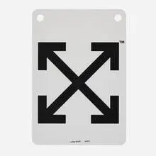 Virgil Abloh, Arrows, 2019, lithograph on transparent vinyl