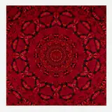 Suiko (from the Empresses series) by Damien Hirst, 2022, laminated giclée print on aluminum composite panel screenprinted with glitter, sold Dec 2024