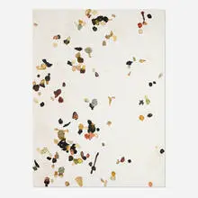 Adam McEwen, Bomber Harris, 2009, acrylic and chewing gum on canvas