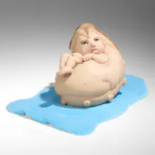 Patricia Piccinini, The Rookie, 2015, fiberglass, silicone and hair