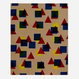 Mateo Tannatt, Untitled (Textile), 2009, screenprint on linen laid to panel
