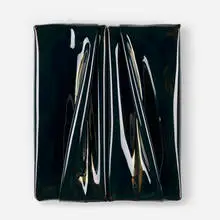Daniel Turner, Untitled 5150 (9/22/12), 2012, Bitumen emulsion, vinyl and wood