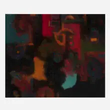 Sidney Gross, Amorphic / Dusky #59, 1953, oil on canvas