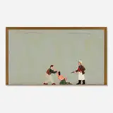 Nicholas Africano, I've Left Him, I Hate Him (Act 1), 1980-81, oil, acrylic, Magna and enamel on Masonite in artist's frame