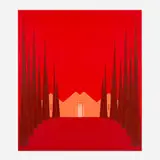 Salomón Huerta, Untitled House (0306), 2003, oil on canvas over panel
